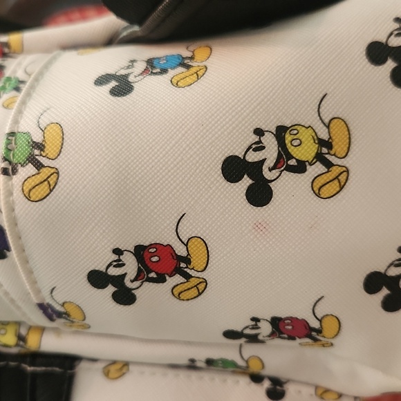 Disney Loungefly Multi-Color/Rainbow Mickey Mouse mini Backpack - Picture 14 of 14